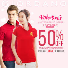 Roses Are Red Violets Are Blue Giordano Valentine S Day Offer Is For All Of You Don T Miss It Shop Now All The Regular Price Sale Design Merchandise Online