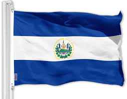Amazon.com : G128 El Salvador El Salvadoran Flag | 3x5 Ft | LiteWeave Pro  Series Printed 150D Polyester | Country Flag, Indoor/Outdoor, Vibrant  Colors, Brass Grommets, Thicker and More Durable Than 100D