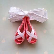 Pink Ballerina Slippers Ribbon Sculpture Hair Clip Ballet Shoes Hair Clip Dance Hair Clip Ballerina Slippers Hair Clip Free Ship Promo Diy Hair Bows Ribbon Sculpture Ribbon Crafts