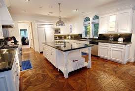 wood floor kitchen