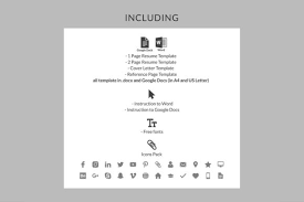 Brochures have many uses in business and outside it. Google Docs And Ms Word Resume Template Grafico Por Mlstudio Creative Fabrica