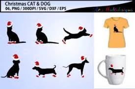 Download Christmas Cat Vector Svg Vector Graphic By Arcs Multidesigns Creative Fabrica Christmas Vectors Cat Vector Christmas Cats PSD Mockup Templates