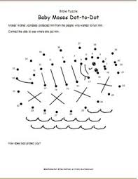 Maybe you would like to learn more about one of these? Bible Puzzle Baby Moses Dot To Dot Ministry To Children