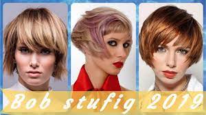 Damenfrisuren top 20 frisuren für damen einfache kurze bob frisuren für den sommer frauen kurzhaarschnitt 25 süße sommer frisuren 2020 haarfarbe. Die Neue 20 Ideen Zu Frisuren Bob Stufig 2019 Youtube