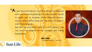 Becoming a financial advisor in canada involves registering as an investment adviser at the national level, as well as with provincial or territorial securities commissions, after passing specific exams, all of which is detailed in this guide. Onin Socito Financial Advisor Sun Life Of Canada Phils Inc Home Facebook