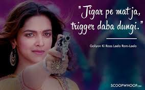10 Unforgettable Dialogues That Define Deepika Padukone S Memorable Journey In Bollywood Bollywood Love Quotes Filmy Quotes Best Movie Dialogues