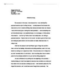 Solid base makes your writing strong. Reflective Essay On Writing The Best Essay Writing Service