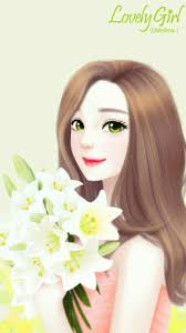 Download now best romantis gifs gfycat. Wallpaper Animasi Korea Hair White Skin Beauty Flower 194544 Wallpaperuse
