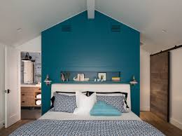 Turquoise blue lady's bedroom with turquoise walls and white canopy bed coupled with white panels. 75 Beautiful Turquoise Bedroom Pictures Ideas July 2021 Houzz