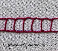 #embroidery #how to #sampler #split stitch #chain stitch #my embroidery. Open Chain Stitch In Hand Embroidery Tutorial Step By Step Video Embroidery For Beginners