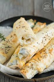 Turkisches Borek Mit Schafskase Und Spinat Backen Macht Glucklich Rezept Borek Mit Schafskase Rezepte Yufka Rezept