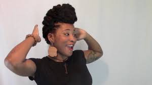 Fancy mohawk hairstyle for long hair. Versatility Of Marley Hair Extensions