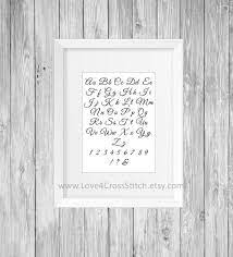 0 response to cursive font cross stitch post a comment. Hand Writing Cross Stitch Alphabet Pattern Written Alphabet Etsy