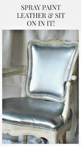 Spray Paint Leather Chair Leather Chair Painting Leather Leather Furniture