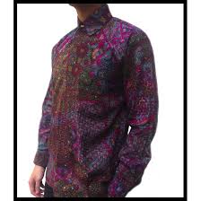 Jual baju batik blouse tunik atasan wanita resleting burung katun. Baju Kain Sutra