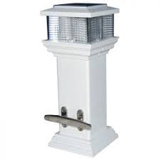 Dock edges solar piling cap lights automatically come on at dusk turn off at dawn and provide 360 degrees of illumination for docking your boat or just dock safety at night. Solar Lights Dock Edge