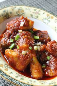 Beri taburan bawang merah goreng. Ayam Masak Merah Wan Chu Yang Mudah Sedap Dan Terlaris Azie Kitchen