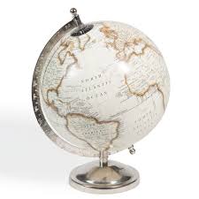 Globus Beige Clemence Maison Du Monde 19 99 Table Locations Paris France Taipei Taiwan Taidong Taiwan Sisak Croatia In 2020 Globe Decor Globe Clock Wall Art