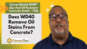 Does WD40 Remove Oil Stains From Concrete? CoverShield U140® FAQ Video