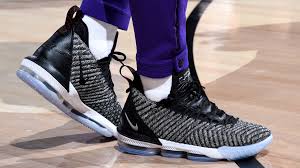 Lebron in a new colorway of his nike lebron 16 ? Lebron James Lakers Debut Nike Lebron 16 Oreo Sole Collector