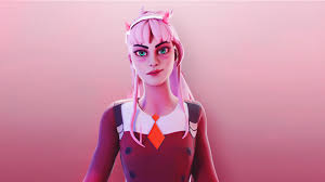 Wallpaper cart offers the latest collection of fortnite wallpapers and background images. Darling Custum Zero Two Fortnite Skin Made By Adamdzns In Blender Fortnitebr