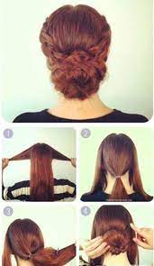 Step 1 Comb The Hair Well And Then Divide It Into Three Hair Styles Updo Hairstyles Tutorials Evening Hairstyles