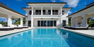 Infinity Pool At Sun Salutations Villa Oceanfront Vacation Rentals Grand Cayman Caribbean Homes