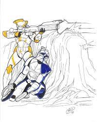 The commercial success of star wars has given george lucas the opportunity to tinker with his original trilogy, now called episode iv a new hope, episode v the empire strikes back, and episode vi return of the jedi. Clone Trooper Captain Rex Star Wars Coloring Pages Coloring And Drawing