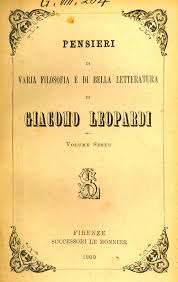 L'opera conta quarantuno testi di varia lunghezza, composti tra il 1816 e il 1837, tra i diciotto e i trentanove anni. Zibaldone Wikipedia