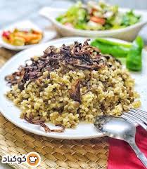 مجدرة البرغل بالصور من Sawsan Abueljubain Recipe Food Grains Rice