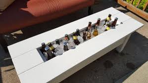 Outdoor coffee table with beverage cooler. Outdoor Cooler Coffee Table Built In Beer By Libertyalchemy Cool Coffee Tables Outdoor Cooler Home Bar Counter