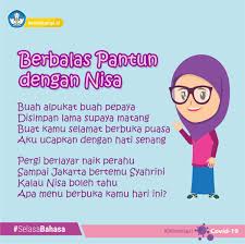 Video pembelajaran bahasa indonesia materi berbalas pantun. Merdekabelajar On Twitter Sahabatdikbud Ayo Kita Ngabuburit Sambil Berbalas Pantun Dengan Nisa Merdekabelajar Selasabahasa 4sahabat