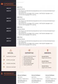 25 cool visual resume templates from graphicriver (for 2020). Visual Resume Template With Personal Details And Professional Skills Presentation Powerpoint Diagrams Ppt Sample Presentations Ppt Infographics