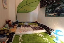 Yep My Kid Still Sleeps In A Closet Our Post Crib Sleeping Solution Offbeathome Kids Bedroom Flooring Floor Bed Mattress Floor Bed