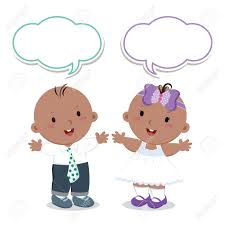Twins Baby Boy And Girl Vector Illustration Of Adorable Baby Boy And Girl Dress Up Royalty Free Cliparts Vectors And Stock Illustration Image 62399768