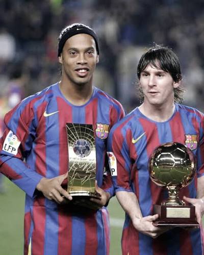 🚨🎙️| Ronaldinho: “Messi and I made history, and now it's Lamine Yamal's turn to do the same. What he has achieved so far at this age and with such talent is exceptional.