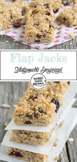 Energieriegel Selbermachen Flapjacks Backen Macht Glucklich Rezept Lebensmittel Essen Backen Protein Riegel Rezept