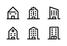 Buildings Icons By Aquariid Building Icon Home Icon Building