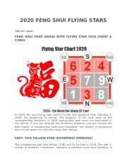 2020 Feng Shui Flying Stars Docx 2020 Feng Shui Flying