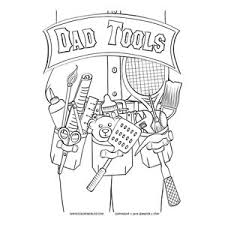 Click on father´s day coloring pictures below for the printable father´s day coloring page. Dad Tools Father S Day Coloring Page