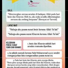 The following image below is a display of images that come from various sources. Niat Puasa Sunat Isnin Dan Khamis