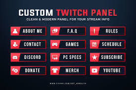 Twitch states on the panel editor, images will be scaled to 320px wide, but you can still after that, open your twitch channel and select the 'about' section. Twitch Info Panels Oferta