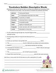 There are so many ways to practice, including online games, partner work, puzzles, vocabulary games, and real world experience. 4th Grade Vocabulary Worksheets Free Printables Education Com