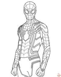 Epic Adventures of Iron Spider in Infinity War coloring pages