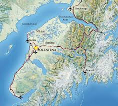 Map Of The Kenai Peninsula Borough Kenai Peninsula Alaska