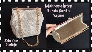 Bu videomuzda makrome ipi ile çanta nasıl yapılır onu anlatıyoruz. Makrome Ipten Burslu Canta Yapimi Makrome Ipten Canta Nostaljik Canta Burs Nasil Takilir Youtube