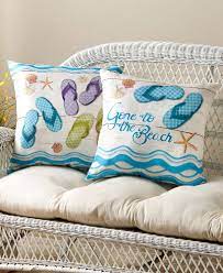 This pillow makes a great accent to your sofa, couch, bench, futon, chair, bed, or anywhere you want to decorate! Flip Flop Accent Pillows The Lakeside Collection
