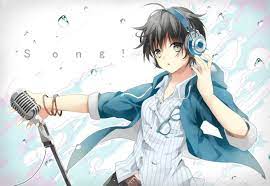 من يطلب صور 2 anime black hair anime blue hair anime guy blue hair