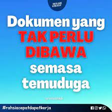 Di bahagian muka surat pertama, letakkan satu kertas a4 yang menunjukkan jawatan yang anda pohon untuk ditemuduga atau maklumat temuduga yang diperolehi daripada email yang anda dapat untuk. Rktips Ramai Calon Yang Pergi Tips Kerjaya 2021 Facebook