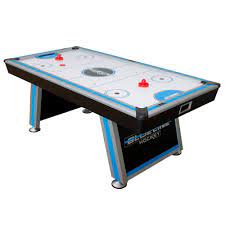 Triumph Sports 84 Blue Line Indoor Family Gameroom Air Powered Hockey Table Triumphsports Air Hockey Table Air Hockey Triumph Sports